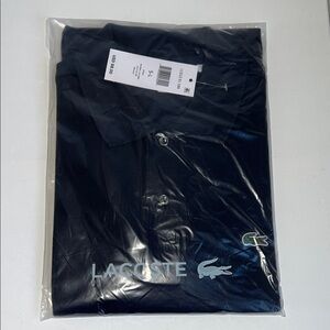 NWT New Lacoste Men's Navy Polo Shirt Large Classic Fit